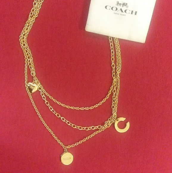 Coach Jewelry - Coach Multi-chain Charm Necklace